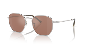 Oliver Peoples Kierney Sun con montatura Argento e lenti  Arancione - immagine 1
