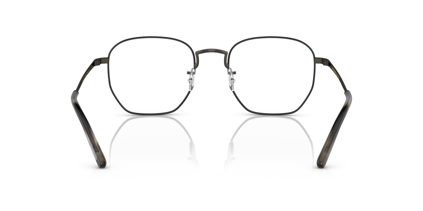 Oliver Peoples Kierney with Pewter/Black frame - Image Nosepads