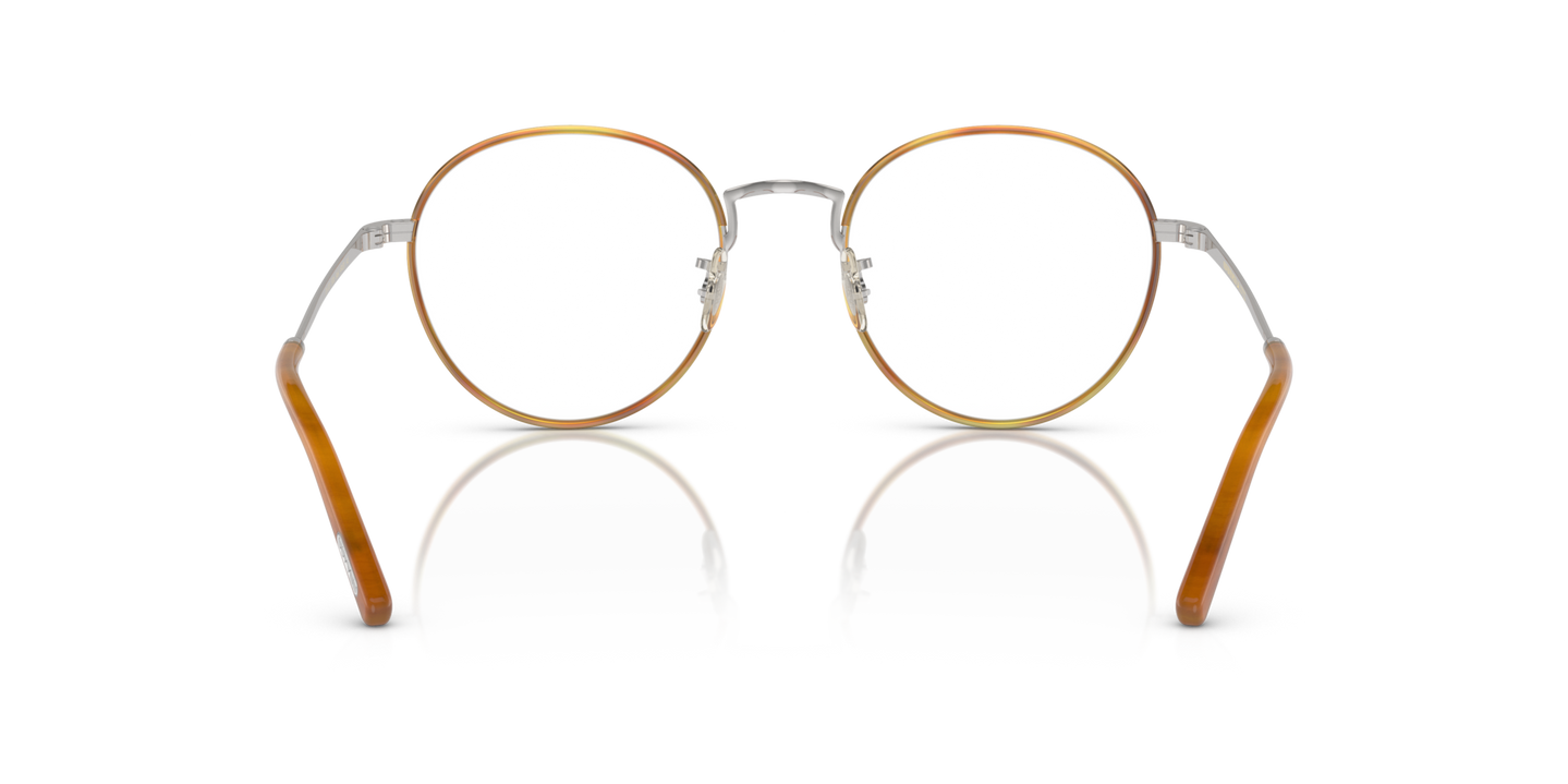 Oliver Peoples Sidell with Silver/Amber frame - Image Nosepads