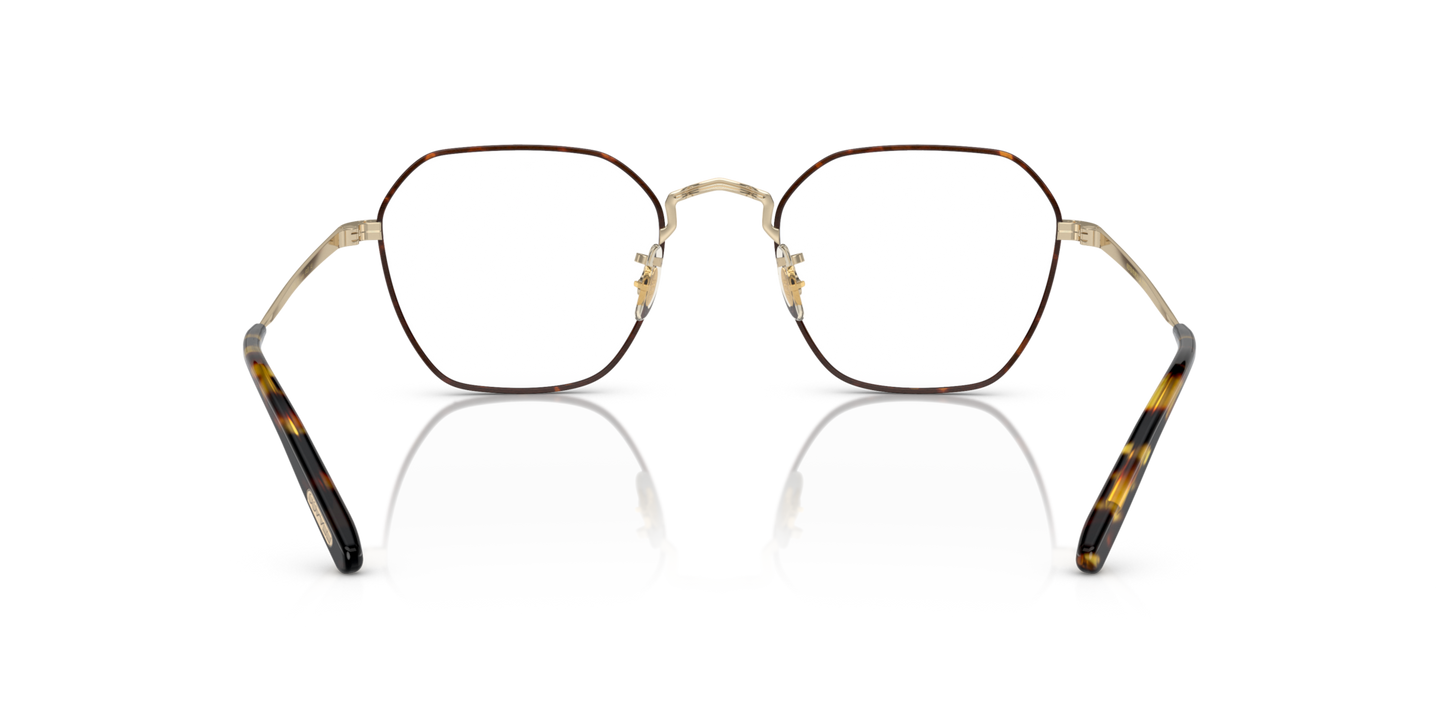 Oliver Peoples Levison con montura Dorado/Tortuga - Imagen Plaquetas nasales
