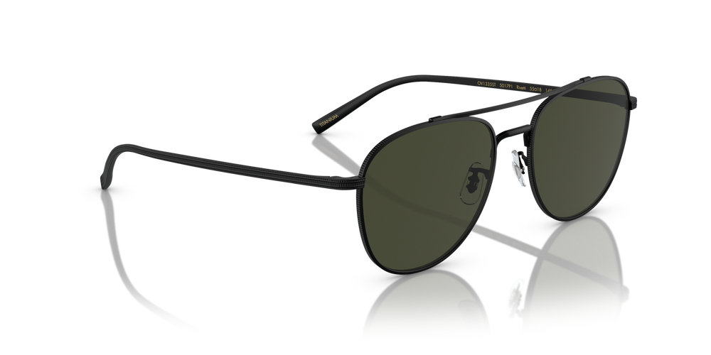 Oliver Peoples Rivetti with Matte Black frame and Green lenses - image 3