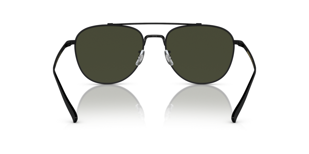 Oliver Peoples Rivetti con montatura Nero Opaco e lenti  Verde - immagine 5