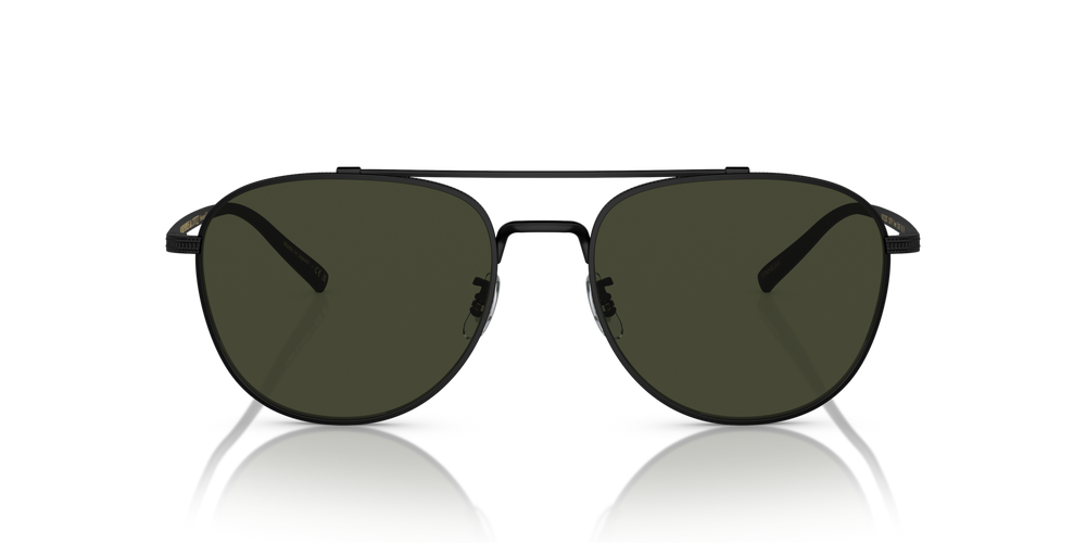 Oliver Peoples Rivetti with Matte Black frame and Green lenses - image 2