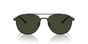 Oliver Peoples Rivetti avec une monture Noir mat et des verres Vert - image 2