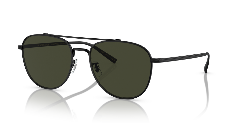 Oliver Peoples Rivetti with Matte Black frame and Green lenses - Image 2