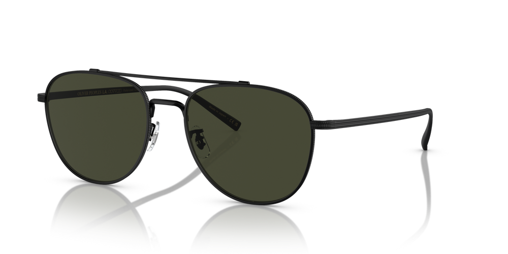 Oliver Peoples Rivetti with Matte Black frame and Green lenses - image 2