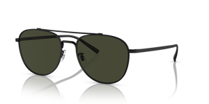 Oliver Peoples Rivetti con montatura Nero Opaco e lenti  Verde - L'immagine 1