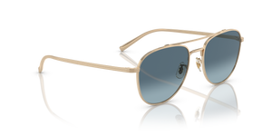 Oliver Peoples Rivetti with Gold frame and Blue lenses - image 3