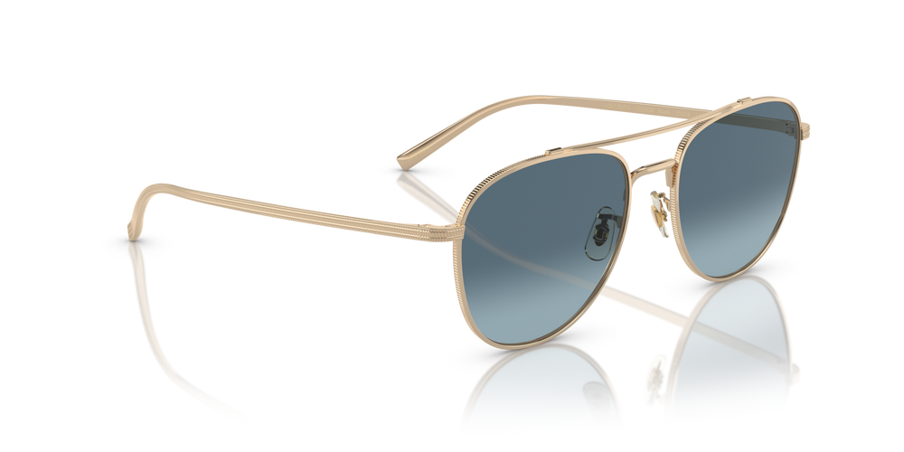 Sie Oliver Peoples Rivetti mit Gold Gestell und Blau Gläsern - bild 3