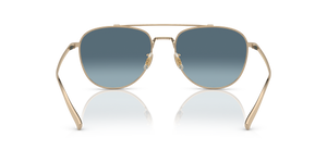 Oliver Peoples Rivetti with Gold frame and Blue lenses - Image 5