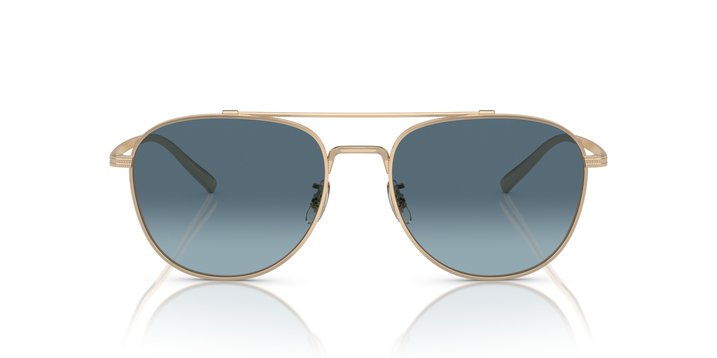 Oliver Peoples Rivetti with Gold frame and Blue lenses - Image Material