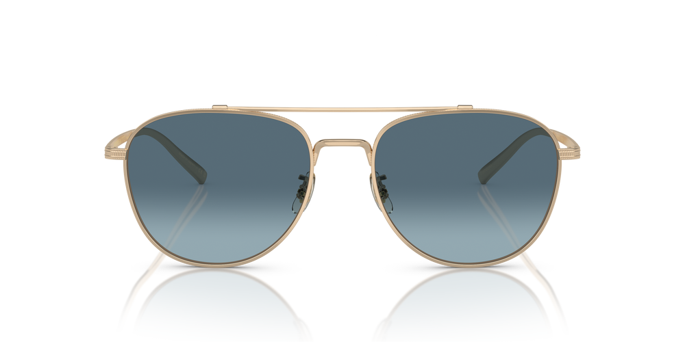 Oliver Peoples Cade-J with Antique Gold frame and Yellow Wash