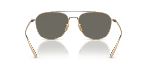 Oliver Peoples Rivetti con montatura Oro e lenti  Grigio - L'immagine 5