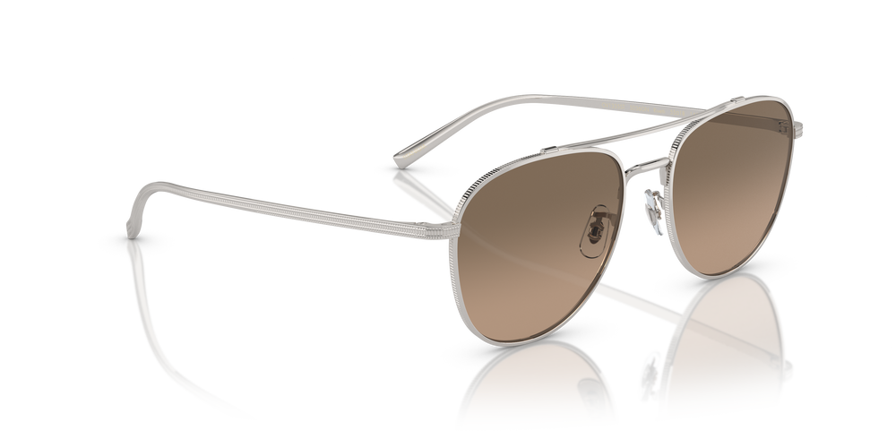 Oliver Peoples Rivetti con montatura Argento e lenti  Marrone - L'immagine 3