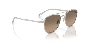 Oliver Peoples Rivetti with Silver frame and Brown lenses - image 3