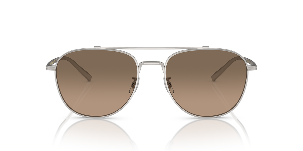 Oliver Peoples Rivetti con montatura Argento e lenti  Marrone - L'immagine 2