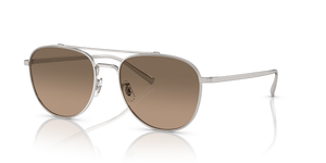 Oliver Peoples Rivetti with Silver frame and Brown lenses - Image 1