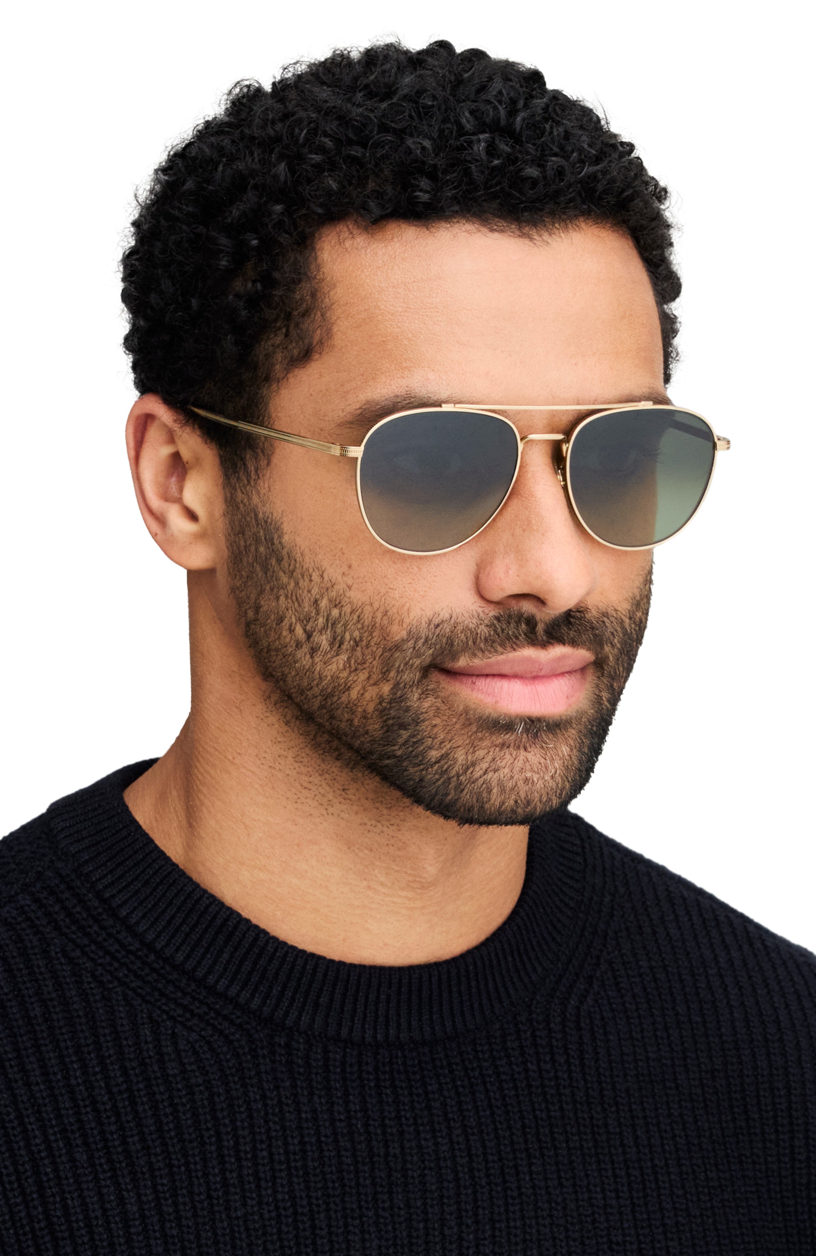 Oliver Peoples Rivetti with Matte Black frame and G-15 Polar