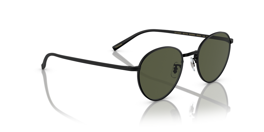 Oliver Peoples Rhydian with Matte Black frame and Green lenses - image 3
