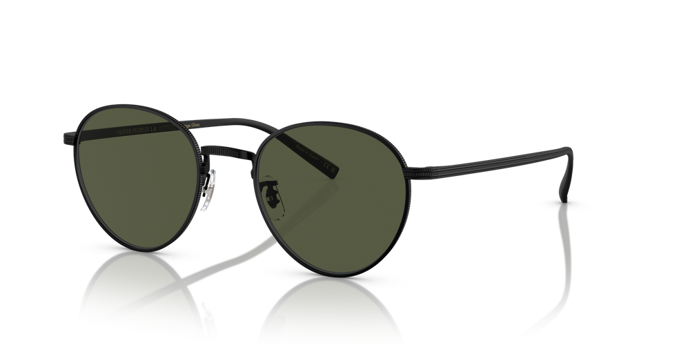 Oliver Peoples Rhydian with Matte Black frame and Green lenses - image 2