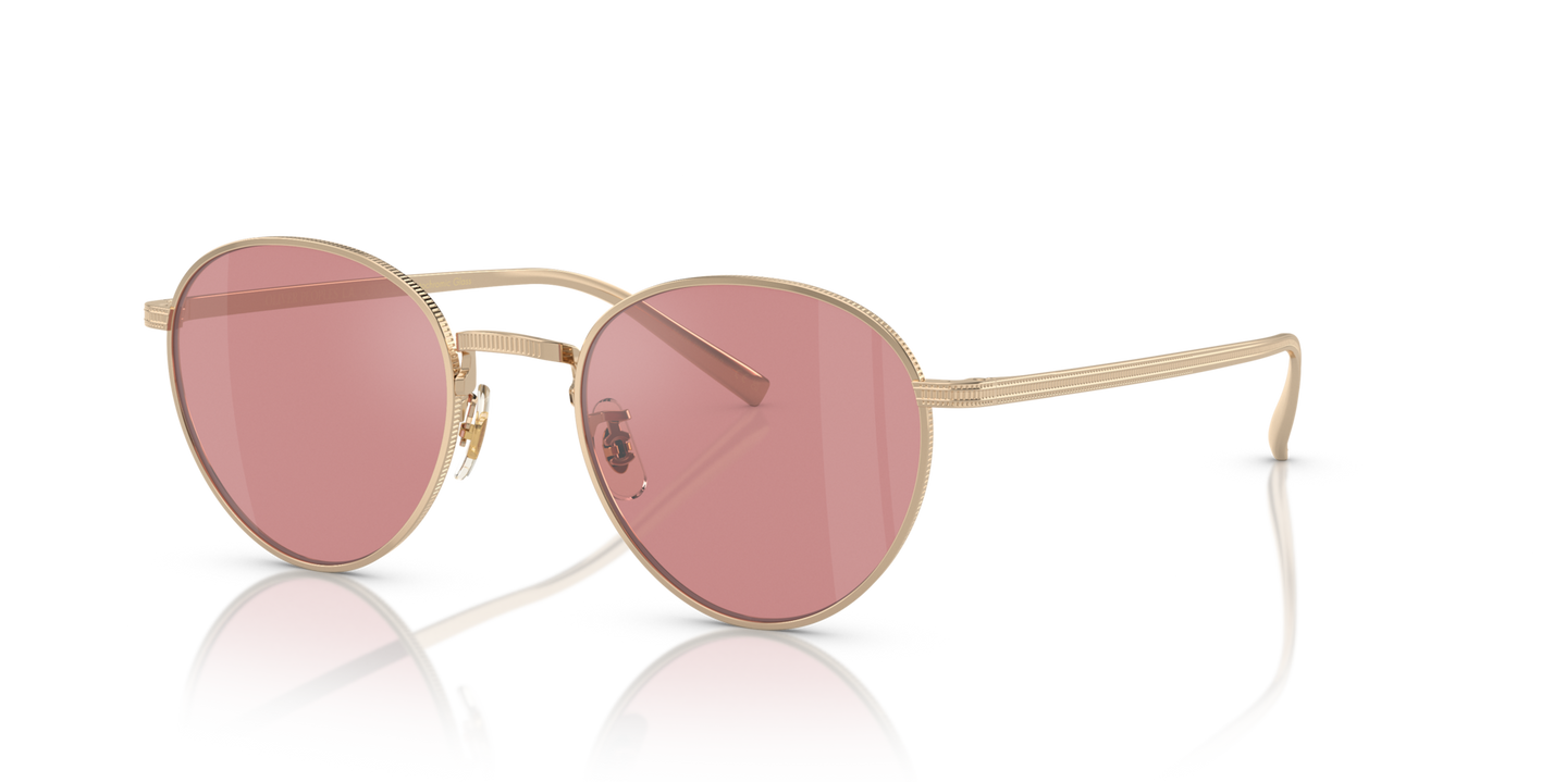 Oliver Peoples Rhydian con montura Oro y lentes Violeta - Imagen Talones
