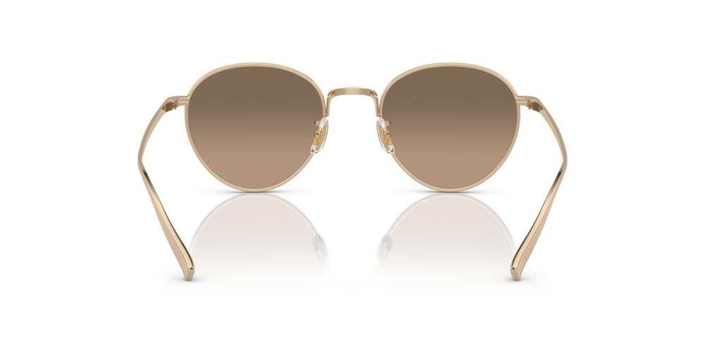 Oliver Peoples Rhydian avec une monture Or et des verres Brun - image 5