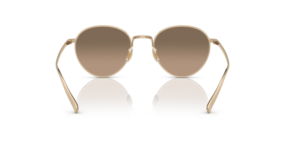 Oliver Peoples Rhydian con montura Oro y lentes Marrón - El 5