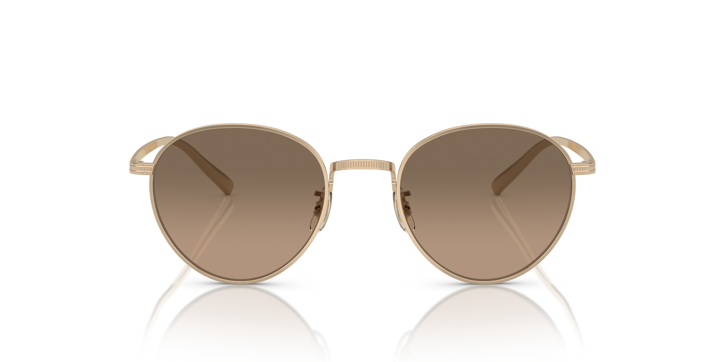 Oliver Peoples Rhydian with Gold frame and Brown lenses - Image Material