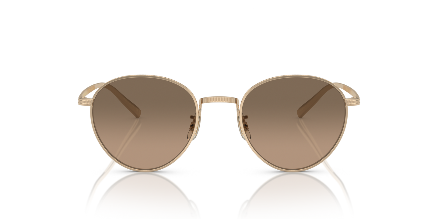 Oliver Peoples Rhydian con montatura Oro e lenti  Marrone - Immagine Materiale