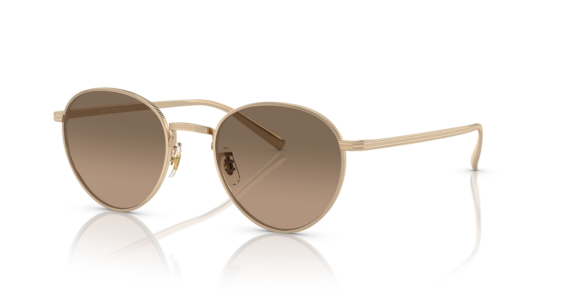 Oliver Peoples Rhydian with Gold frame and Sandstone Gradient