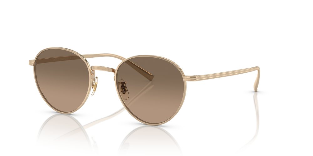 Oliver Peoples Rhydian con montura Oro y lentes Marrón - El 5