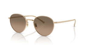 Oliver Peoples Rhydian with Gold frame and Brown lenses - Image 1