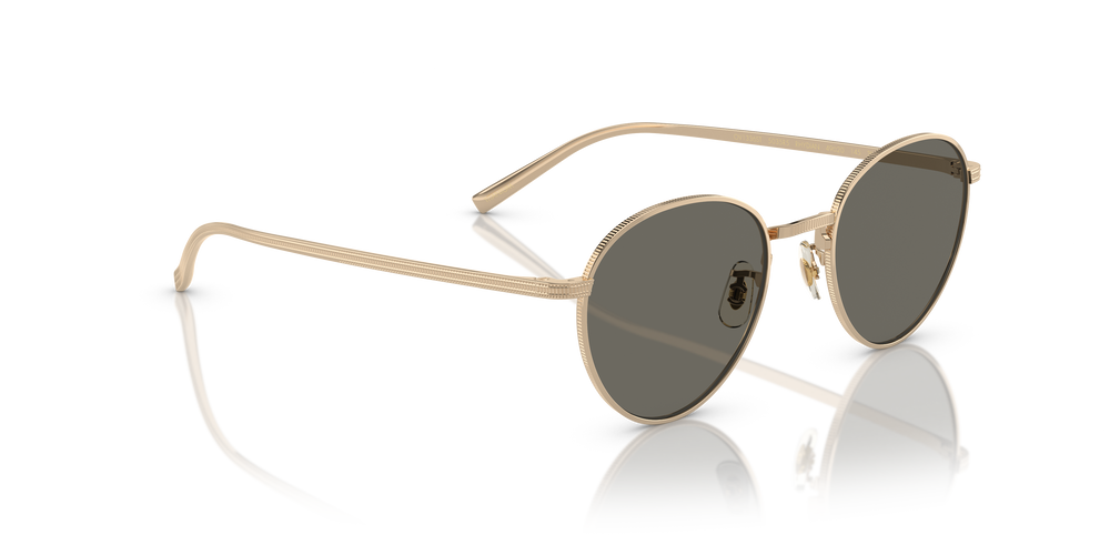 Sie Oliver Peoples Rhydian mit Gold Gestell und Grau Gläsern - Das Bild 3