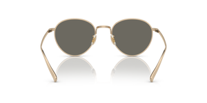 Sie Oliver Peoples Rhydian mit Gold Gestell und Grau Gläsern - Das Bild 5