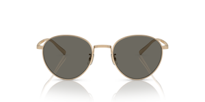 Sie Oliver Peoples Rhydian mit Gold Gestell und Grau Gläsern - Das Bild 2
