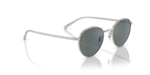 Oliver Peoples Rhydian con montura Plateado y lentes Azul - El 3