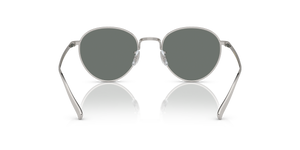 Sie Oliver Peoples Rhydian mit Silber Gestell und Blau Gläsern - Das Bild 5