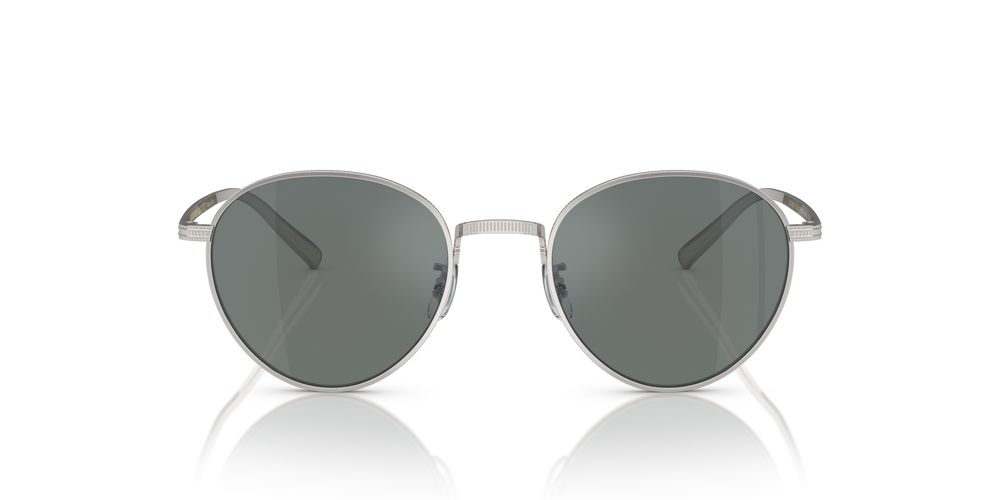 Oliver Peoples Rhydian avec une monture Argent et des verres Bleu - image 2