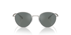 Oliver Peoples Rhydian avec une monture Argent et des verres Bleu - image 2