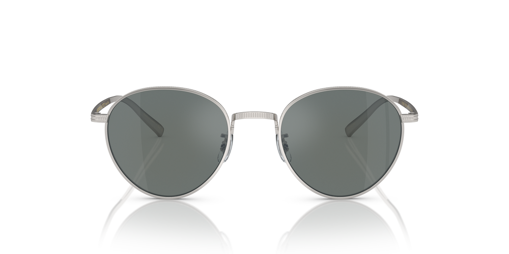 Oliver Peoples Rhydian con montura Plateado y lentes Azul - El 2