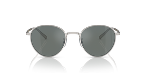 Oliver Peoples Rhydian con montura Plateado y lentes Azul - El 2