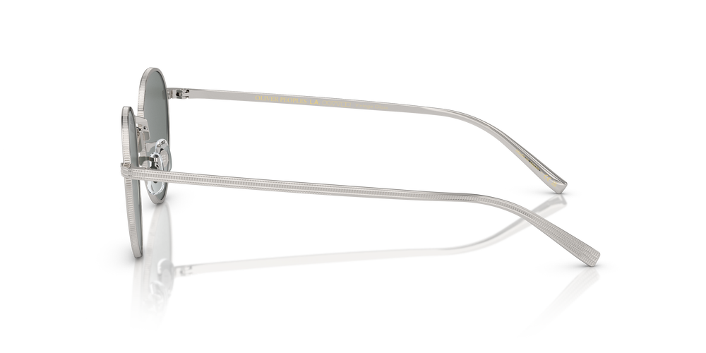 Oliver Peoples Rhydian con montura Plateado y lentes Azul - El 4