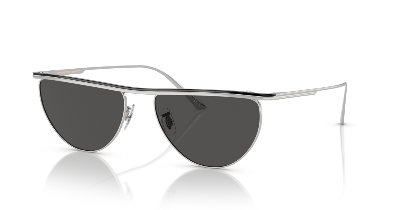 Oliver Peoples 1984C with Silver/Black frame and Grey lenses - Image Eyewire