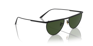 Oliver Peoples 1984C con montatura Nero Opaco e lenti  Verde - L'immagine 3