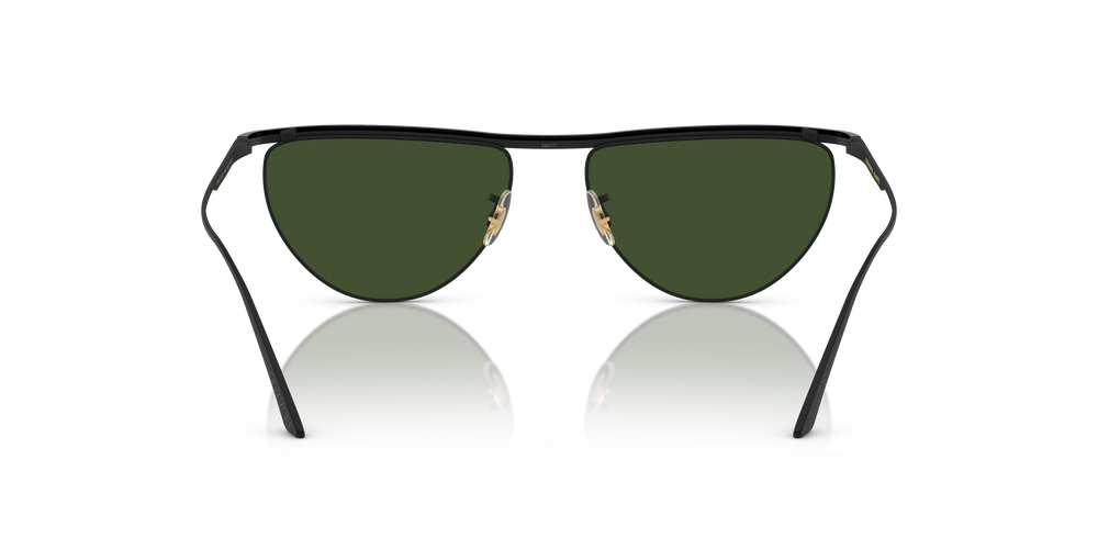 Oliver Peoples 1984C con montatura Nero Opaco e lenti  Verde - L'immagine 5