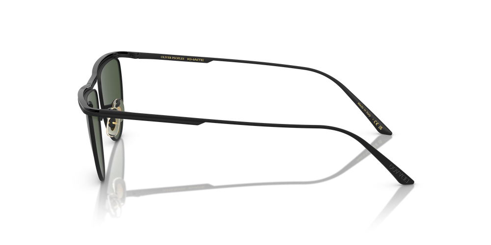 Oliver Peoples 1984C with Matte Black frame and Vibrant Green