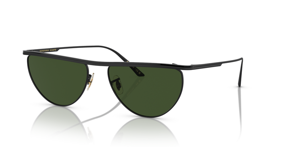 Oliver Peoples 1984C with Matte Black frame and Green lenses - image 3