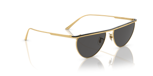 Oliver Peoples 1984C con montatura Oro/Nero e lenti  Grigio - L'immagine 3