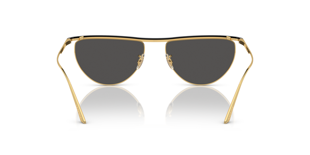 Oliver Peoples 1984C con montatura Oro/Nero e lenti  Grigio - L'immagine 5