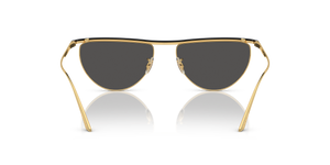 Oliver Peoples 1984C con montatura Oro/Nero e lenti  Grigio - L'immagine 5